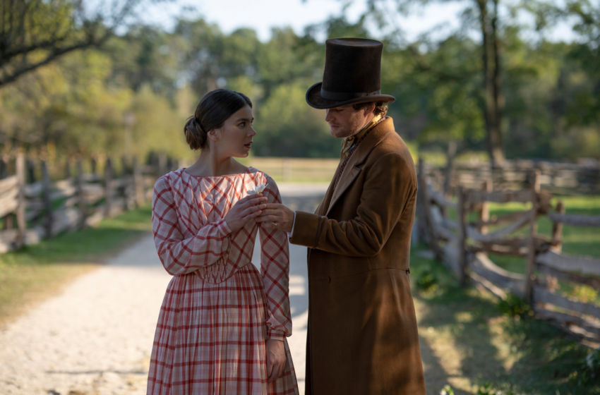 Hailee Steinfeld and Finn Jones in season two of ?Dickinson,? premiering January 8 on Apple TV+. ? 2020 Apple Inc. All rights reserved.