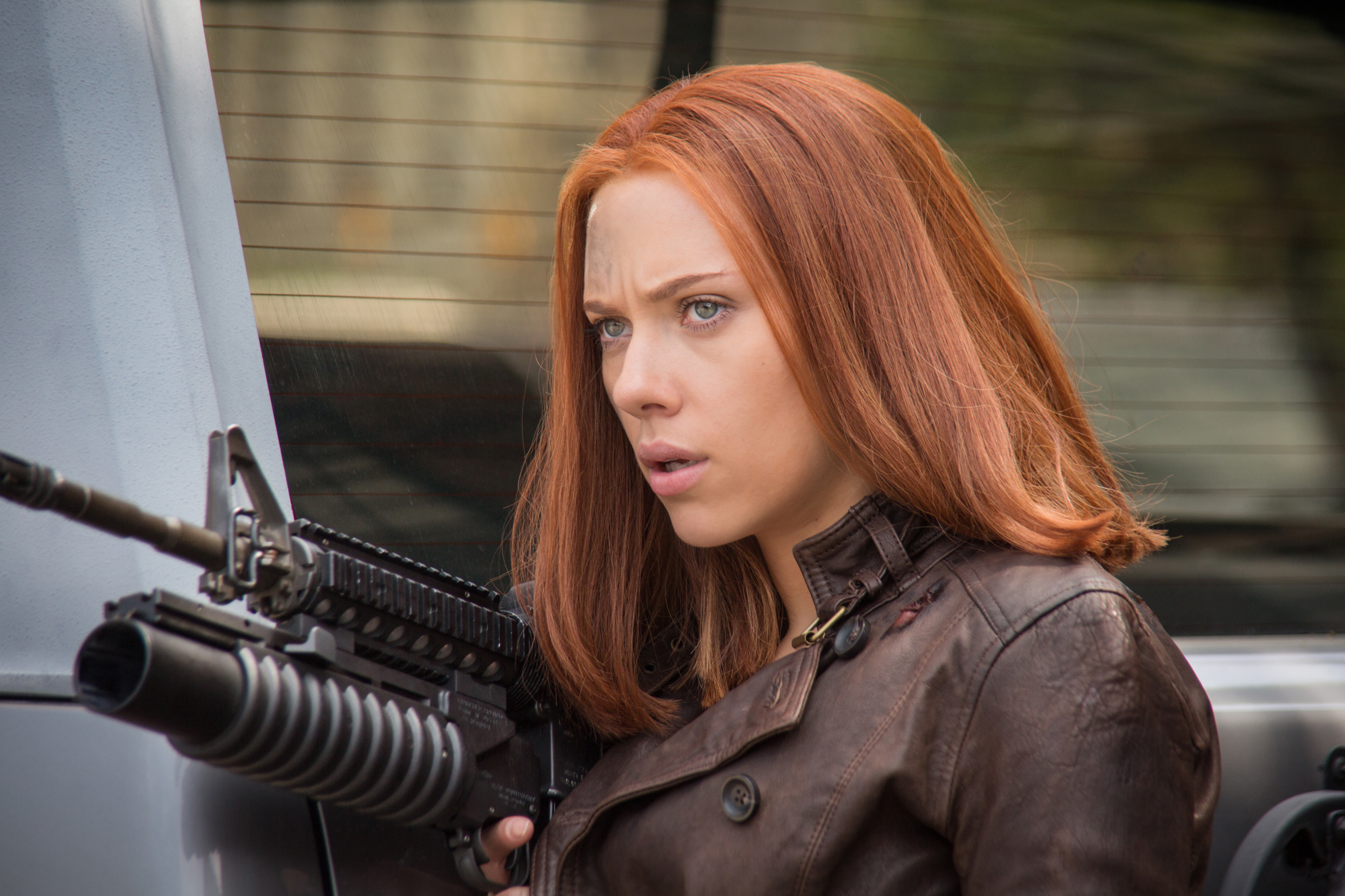 Marvel's Captain America: The Winter Soldier..Black Widow/Natasha Romanoff (Scarlett Johansson) ..Ph: Zade Rosenthal..? 2014 Marvel. All Rights Reserved.