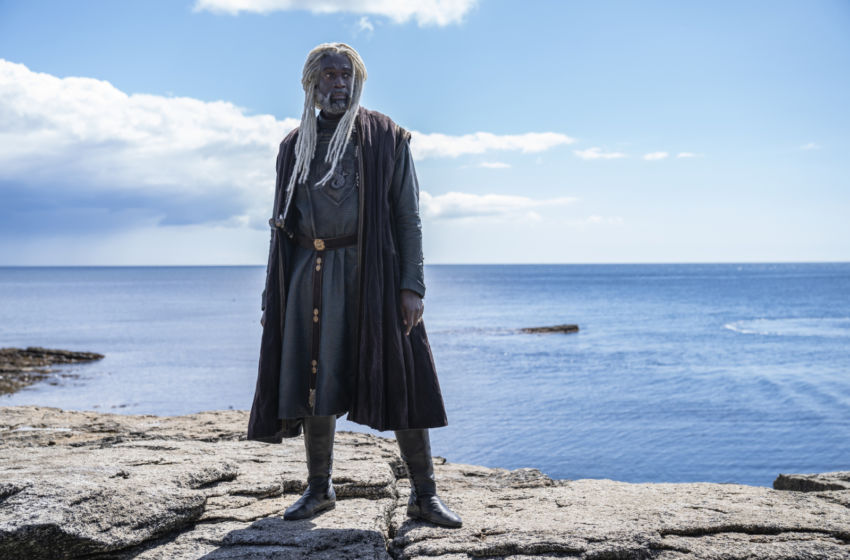 Steve Toussaint as Lord Corlys Velaryon, ?The Sea Snake? in House of the Dragon. Photograph by Ollie Upton/HBO