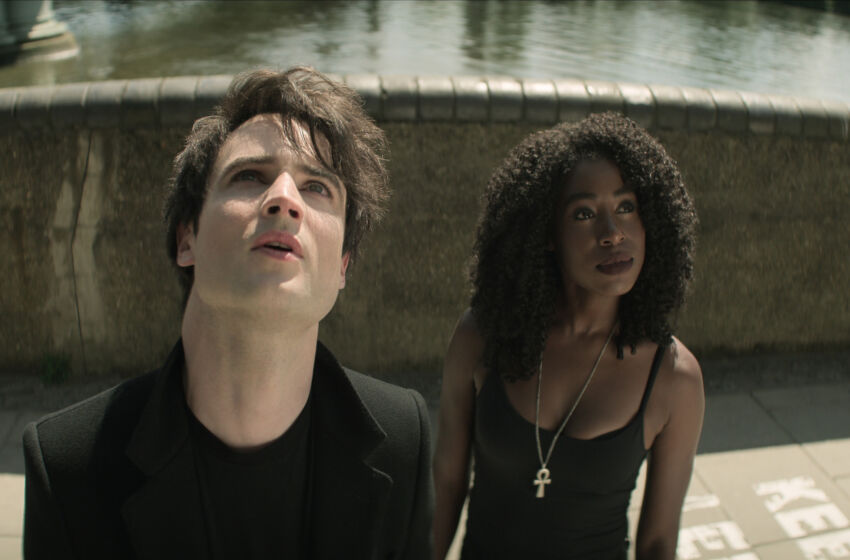 The Sandman. (L to R) Tom Sturridge as Dream, Kirby Howell-Baptiste as Death in episode 106 of The Sandman. Cr. Courtesy Of Netflix © 2022