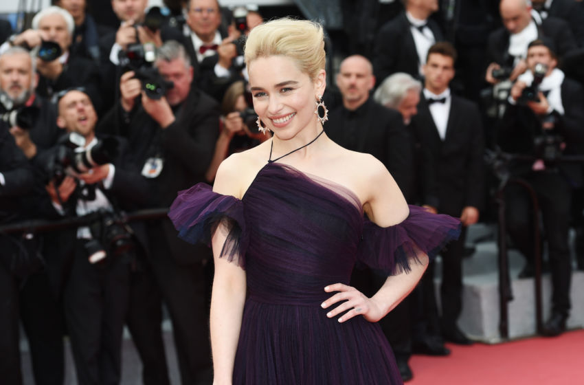 CANNES, FRANCE - MAY 15: Actress Emilia Clarke attends the European Premiere of 'Solo: A Star Wars Story' at Palais des Festivals on May 15, 2018 in Cannes, France. (Photo by Antony Jones/Getty Images for Disney)