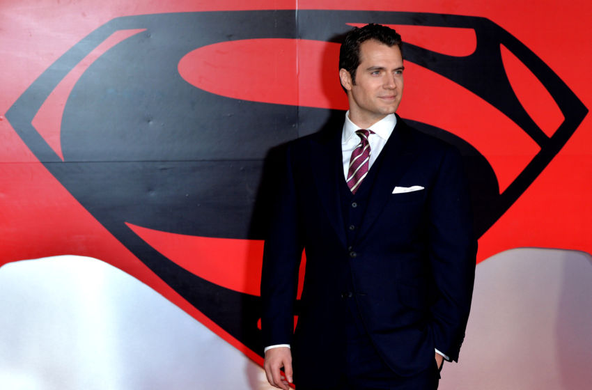 LONDON, ENGLAND - MARCH 22: Henry Cavill attends the European Premiere of 'Batman V Superman: Dawn Of Justice' at Odeon Leicester Square on March 22, 2016 in London, England. (Photo by Anthony Harvey/Getty Images)