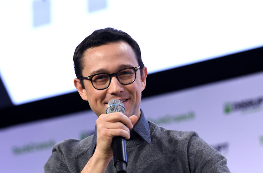 SAN FRANCISCO, CALIFORNIA - OCTOBER 02: (EDITORS NOTE: Retransmission with alternate crop.) HitRecord Co-founder & CEO Joseph Gordon-Levitt speaks onstage during TechCrunch Disrupt San Francisco 2019 at Moscone Convention Center on October 02, 2019 in San Francisco, California. (Photo by Steve Jennings/Getty Images for TechCrunch)