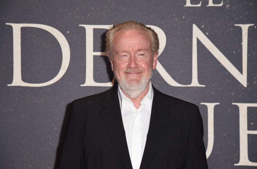 PARIS, FRANCE - SEPTEMBER 24: Ridley Scott attends the French premiere of 20th Century Studios'